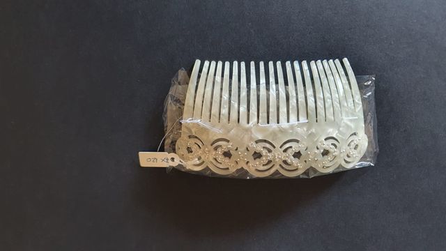 Peineta Nácar Novia Nueva 12x6,5cm