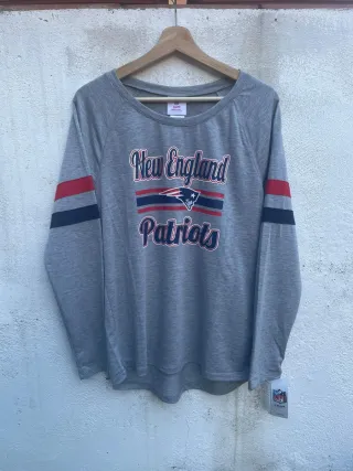 Camiseta NFL Patriots Talla L Mujer Nueva