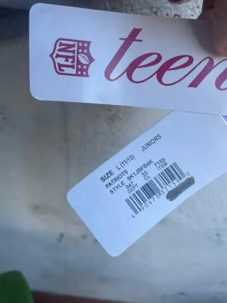 Camiseta NFL Patriots Talla L Mujer Nueva