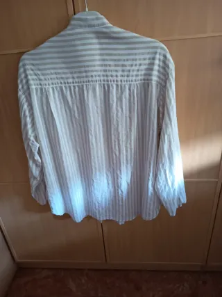 CAMISA RAYAS - CUELLO MAO STRADIVARIUS