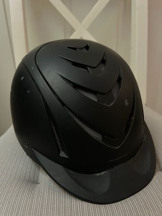 Casco Hípica Fouganza Talla M 55-59 cm Negro