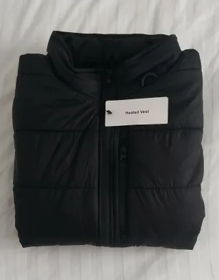 Chaquetón sin mangas Shaalek negro