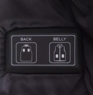 Chaquetón sin mangas Shaalek negro