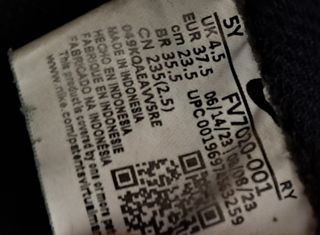 Zapatillas Nike Air Force 1 Talla 37.5