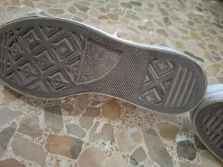 Converse plataforma blancas