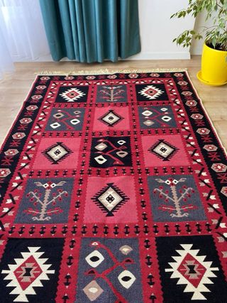 Tappeto in cotone etnico 120x180 cm