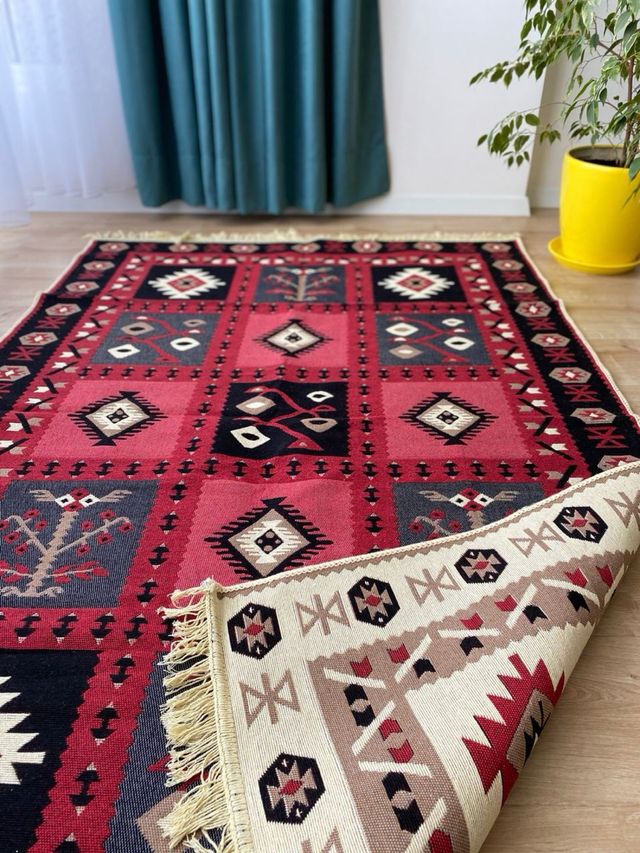 Tappeto in cotone etnico 120x180 cm