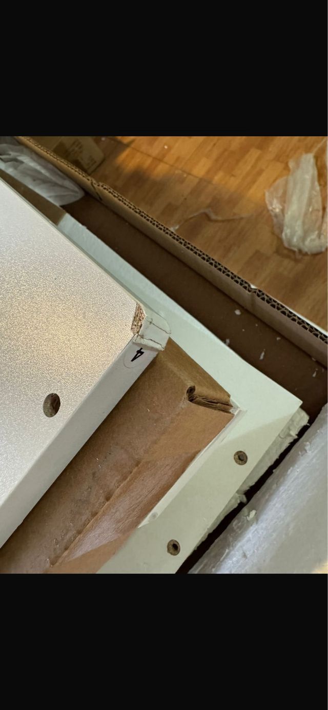 Mueble TV 55' Blanco y Negro