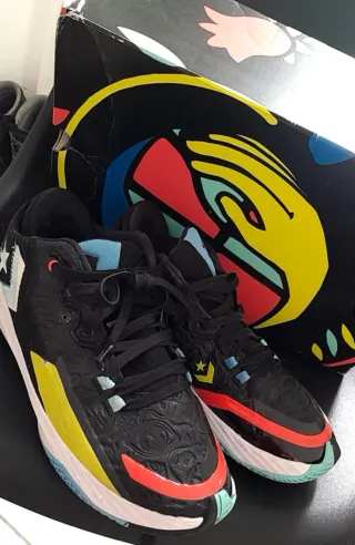 Zapatillas Converse Negras Multicolor