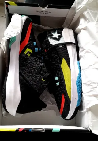 Zapatillas Converse Negras Multicolor