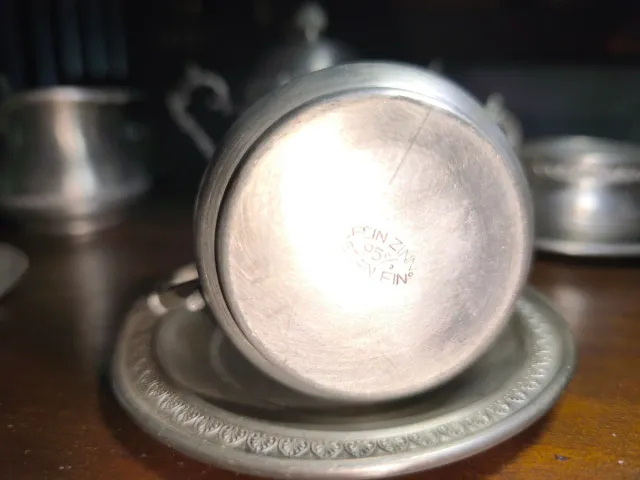 Set da tè in peltro fine di alta qualità