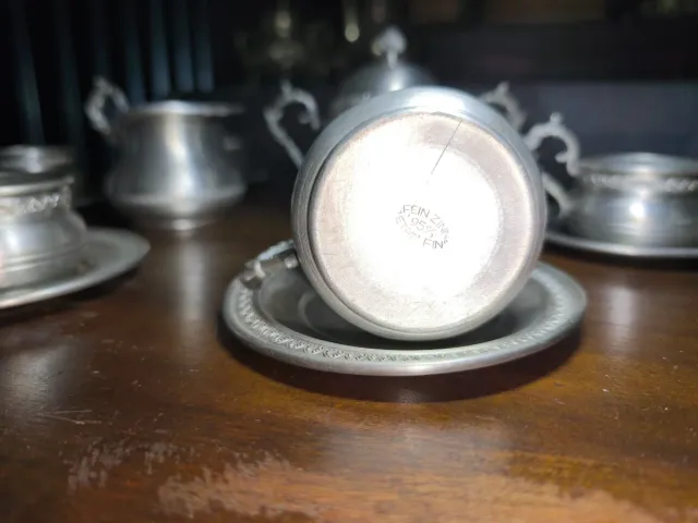 Set da tè in peltro fine di alta qualità