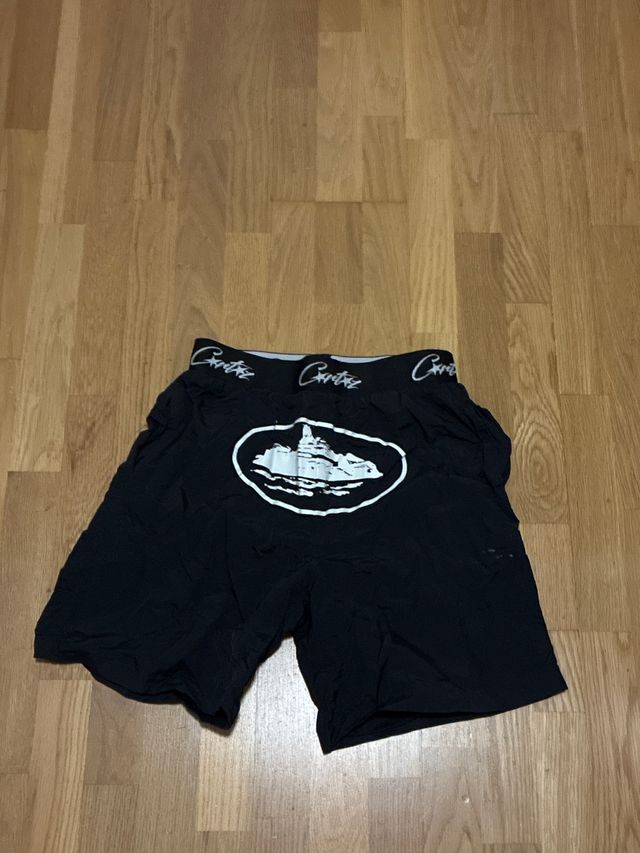 Pantalones Cortos Boxeador Corteiz Negros