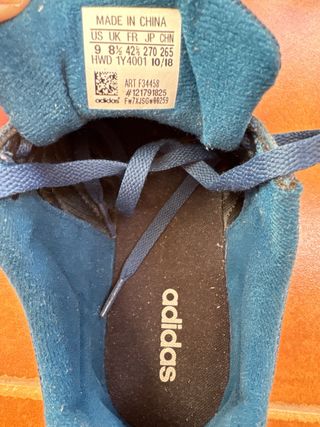 Zapatillas Adidas vintage clasicas Azul y Rojo