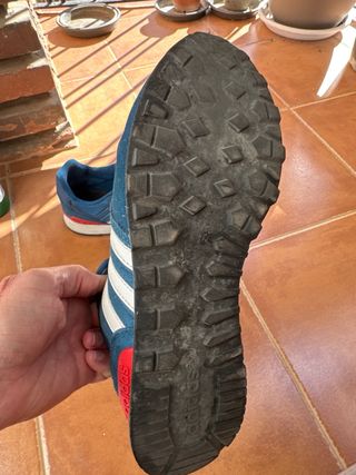 Zapatillas Adidas vintage clasicas Azul y Rojo