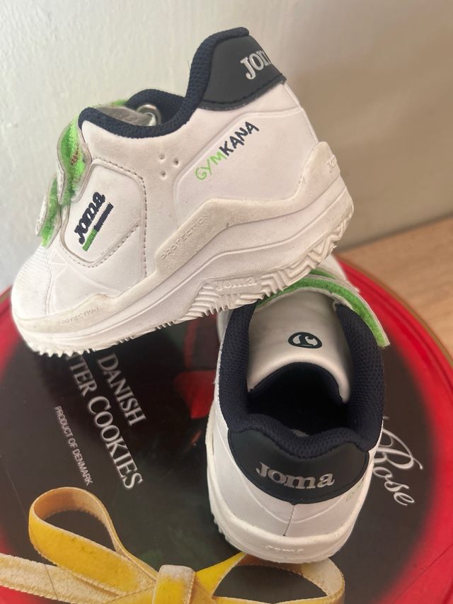Zapatillas Joma niño blancas velcro