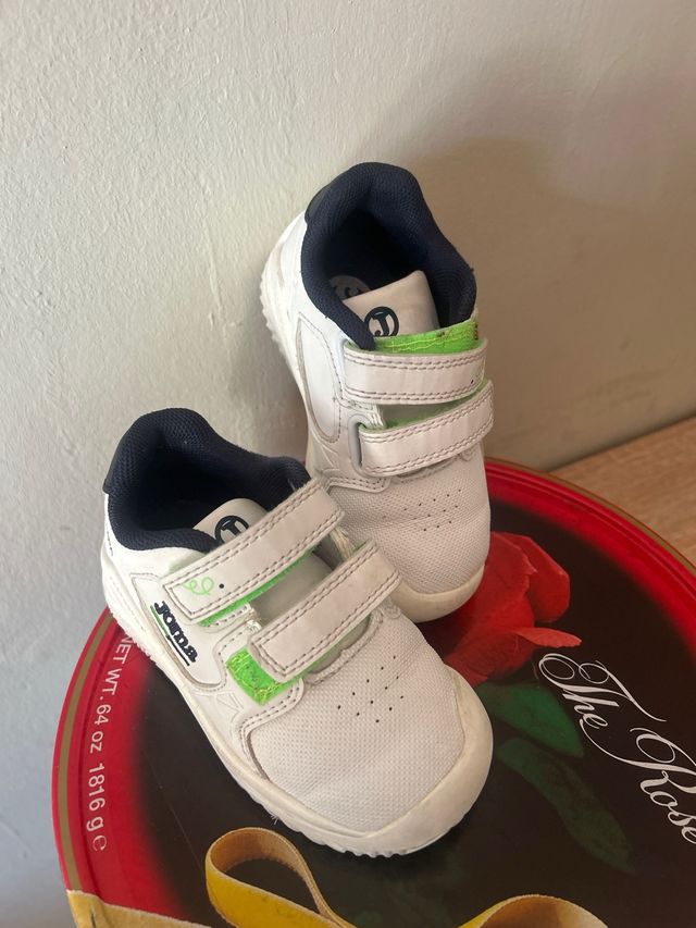 Zapatillas Joma niño blancas velcro