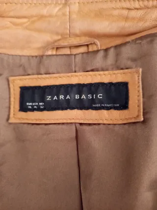 Chaqueta Biker Cuero Marrón