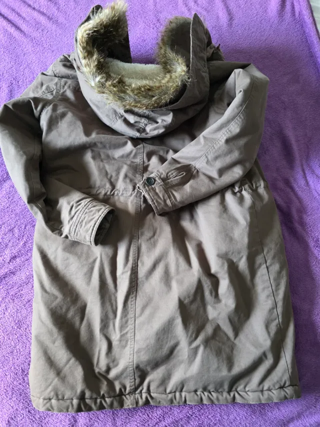 Parka Lee forrada borrego marrón