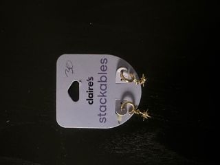Pendientes Claire's dorados