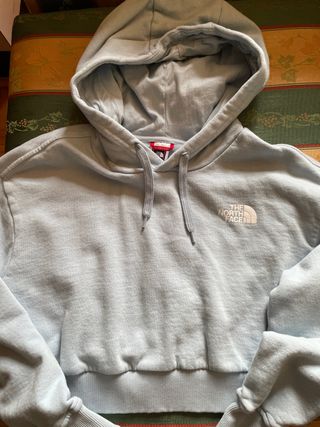 Felpa corta The North Face Azzurra S
