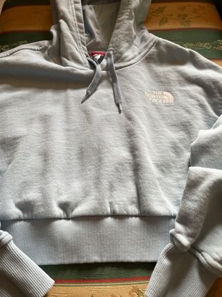 Felpa corta The North Face Azzurra S