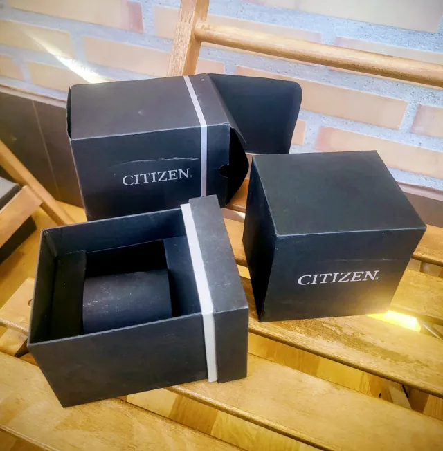 Caja para reloj Citizen negra