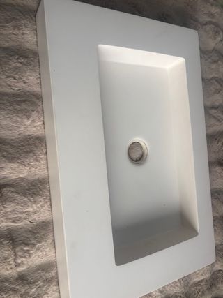 Pica de baño blanca