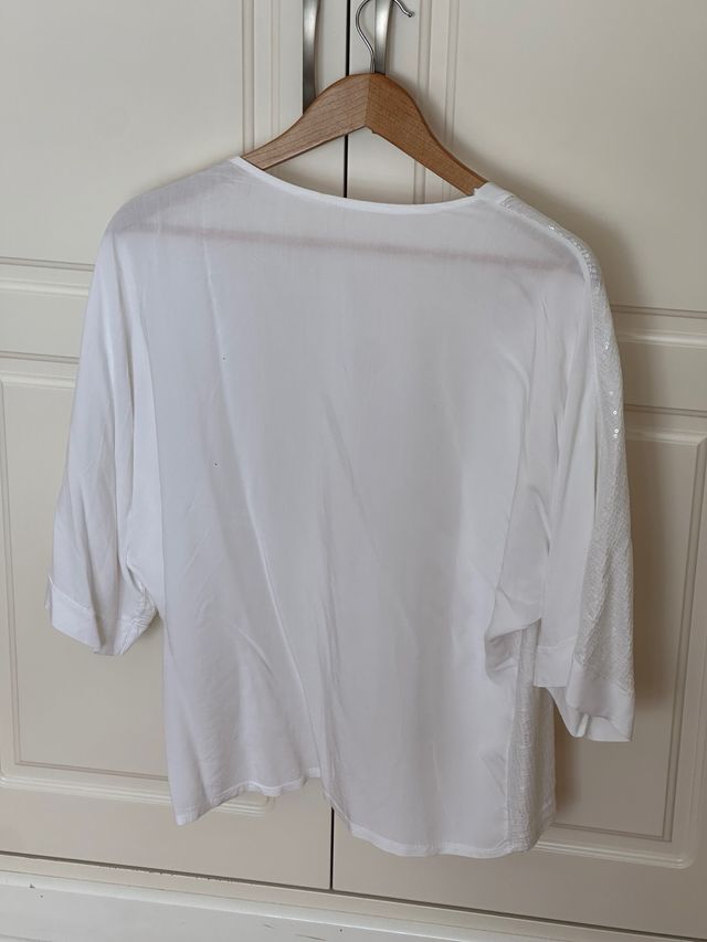 Chaqueta Lentejuelas Blanca