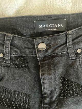 Pantalón Guess by Marciano Negro Brillante