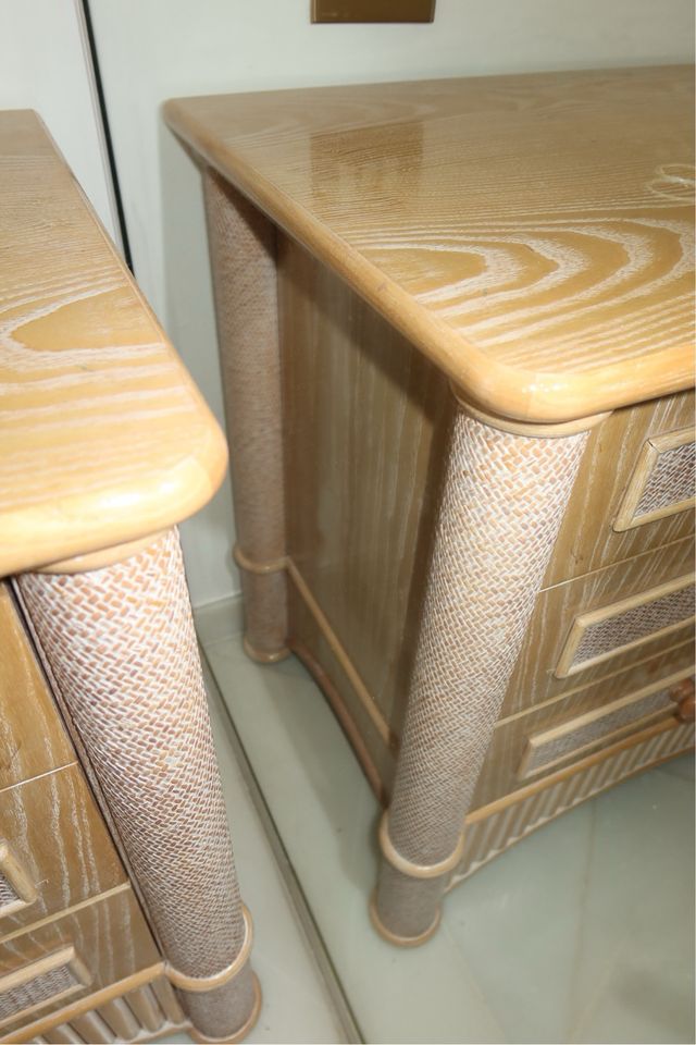 Mesitas de noche de madera (2 unidades)