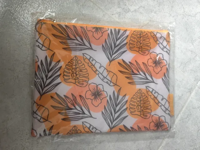 Neceser estampado tropical