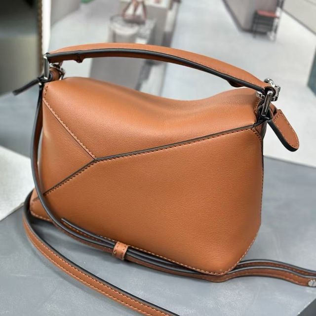 Bolso Loewe Marrón Piel