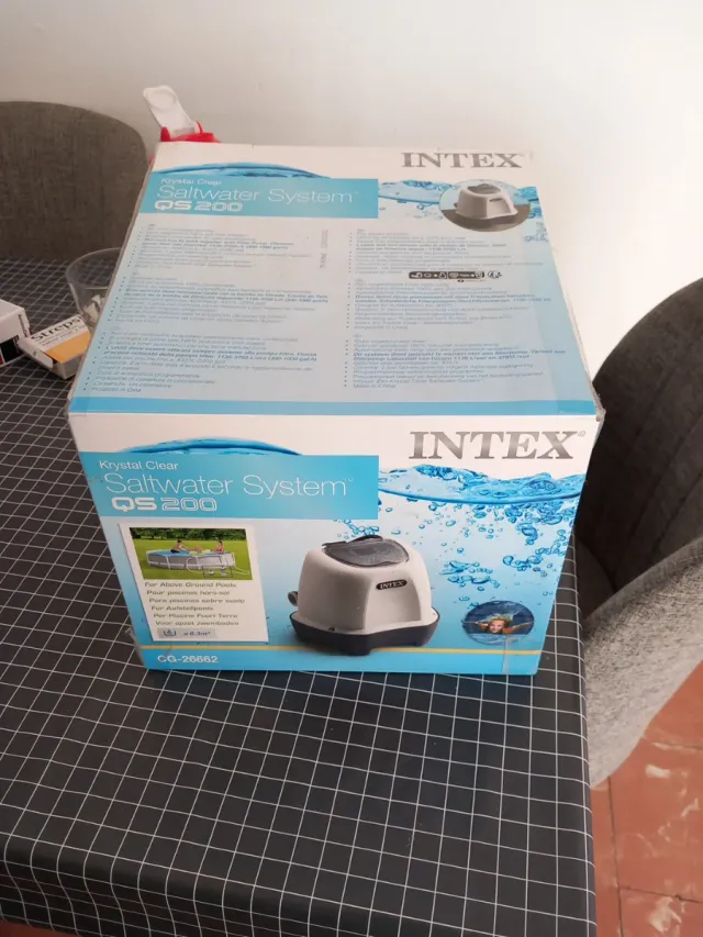 Filtro de Sal Intex Krystal Clear QS200