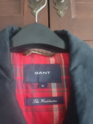 Chaqueta Gant Hombre Negra Roja