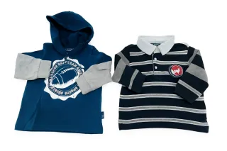 Set 2 magliette bimbo 12 mesi Original Marines