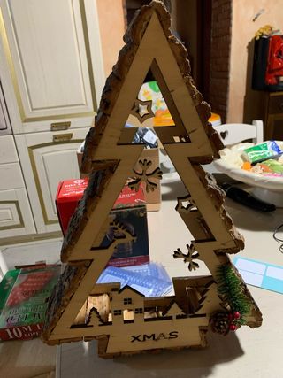 Decorazione Albero di Natale in Legno