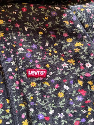 Felpa Levi's nera stampa floreale