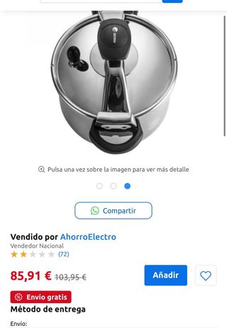 Olla a presión Fagor 10L