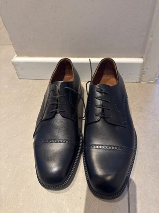 Scarpe eleganti uomo nere stringate