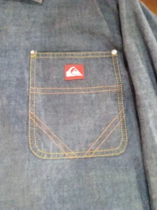 Chaqueta vaquera Quiksilver azul