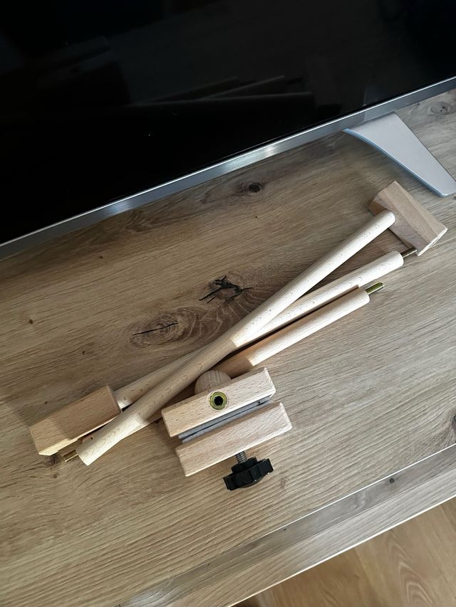 Móvil Cuna Madera Natural