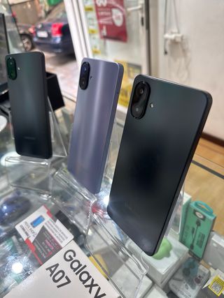 Samsung Galaxy A07 Negro/Morado