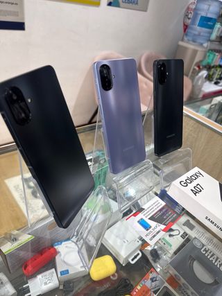 Samsung Galaxy A07 Negro/Morado
