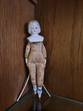 Muñeca antigua cabeza porcelana China