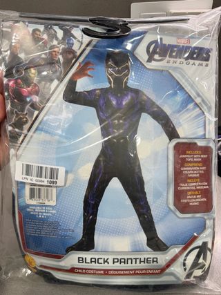 Disfraz Black Panther Endgame Talla M (9-11 años)