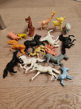 Lotto animali vintage in plastica