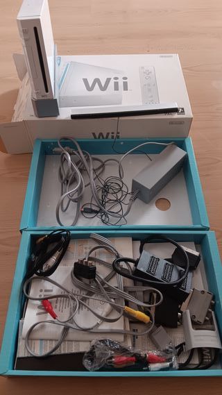 Consola Wii con juegos y accesorios