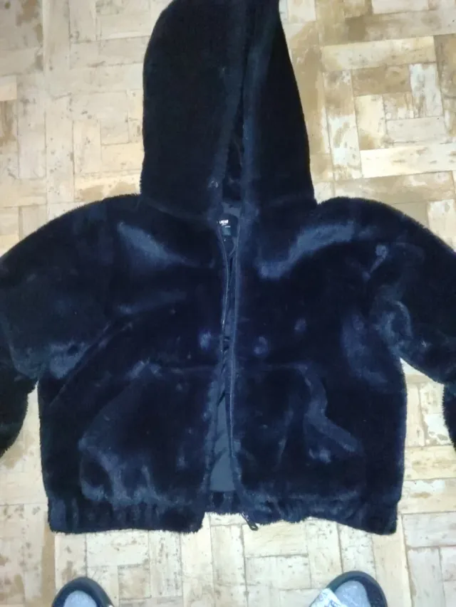 Abrigo Negro Mujer Pull&Bear