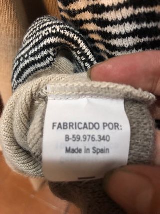 Jersey tonos beige y marrón talla S